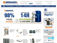 Tablet Screenshot of emenager.fr